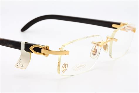 cartier glasses buffalo horn|cartier glasses 140 genuine horn.